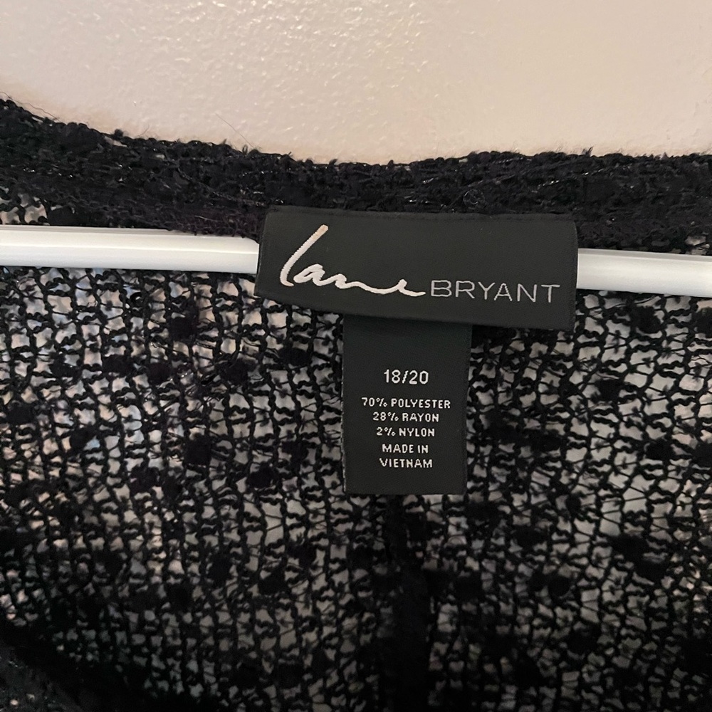 Lane Bryant Black Dolman Sleeve Blouse - Picture 4 of 7